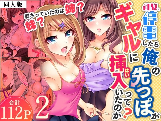 何故、停電したら俺の先っぽがギャルに入っていたのか？〜刺さっていたのは姉？妹？〜【同人版】2【ヌキ忍】